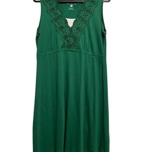 G.H. Bass & Co. Green Sleeveless Dress